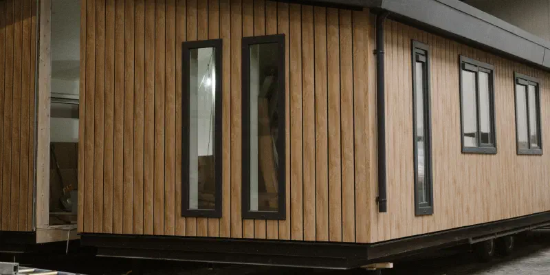 Woning klaar voor transport